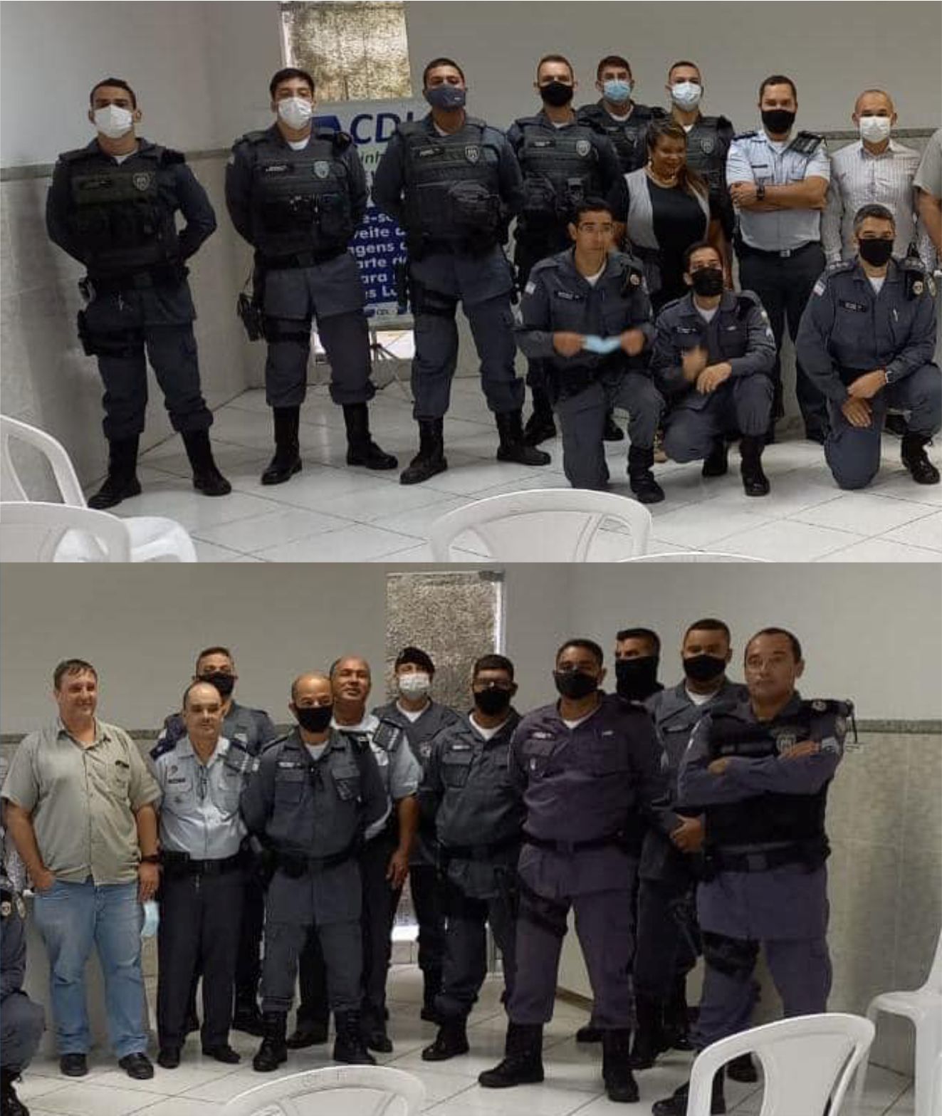 POLICIAIS MILITARES RECÉM-CHEGADOS A PINHEIROS SÃO APRESENTADOS OFICIALMENTE